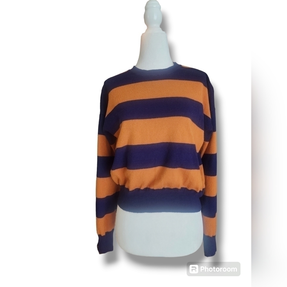 Forever 21 Sweater Soft School Stripes Fall Size Medium